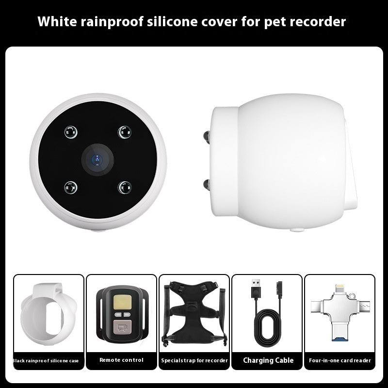 Pets Recorder Pet Tracker Collar Dogs And Cats Viewing Angle Motion Recording Camera Action Camera With Video Records Cat Collars Camera Sport Pet Products